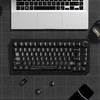 dagaladoo Grey Clear keycaps,Transparent keycaps 60 75 100 Percent,Ceramic Jelly