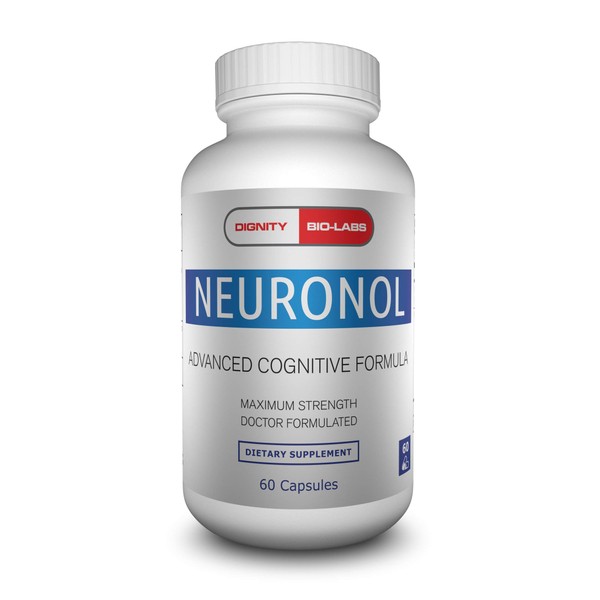 Neuronol by Dignity Bio-Labs: Brain Health Formula for Memory Support, Focus, Clarity, and Concentration - #1 Nootropic formulated w/Dmae, Bacopa Monnieri, Ginkgo Biloba & More.