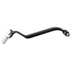 Tusk Folding Shift Lever Black/Silver Tip Compatible with Kawasaki KLR650