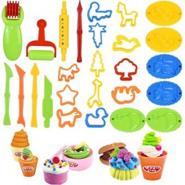 26 Piece Dough Accessory Set, Kneading Tool, Piece Play Dough Set for Children, Dough Plasticine Tools, Kneading Tool Set