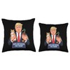 Cats and Ducks For Trump Throw Pillow