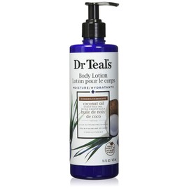 Dr Teal's Body Lotion Moisture plus Nourishing Coconut Oil, 16 fl oz