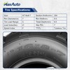MaxAuto Set of 4 16x8-7 ATV Tires Mini Bike Tire