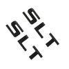 SLT 2-PC Black Nameplate Emblem HD Badge for GMC Yukon