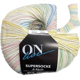 ONline Super Socks Assortment. 343 Silk-Colour 100 g 2881