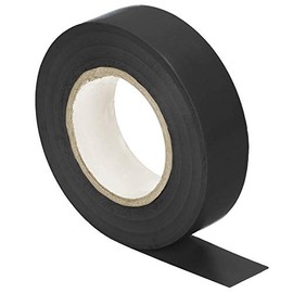 Orno Insulation Tape Set of 10 Flame Retardant 19 mm Wide 0.13 mm Thick 20 m Long (Black)