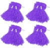 PUZINE 12 Pack Cheerleading Pom Poms with Baton Handle for
