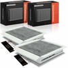 Frankberg 2x Cabin Air Filter Pollen Filter with Activated Carbon