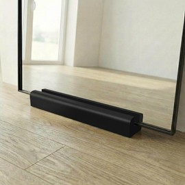 DSMKJT Solid Wood Large Floor Mirror Stand for Full Length Mirror with Stand- Anti-Slip, Suitable for Mirror Frames-Black