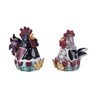 Blue Sky Ceramics Rooster Salt & Pepper Set, Multi (18362)