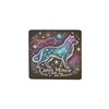 Wooden Fridge Magnet - Canis Minor Constellation Design Featuring A
