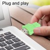 Cartoon U Disk Green Robot Appearance High Speed Bulk Storage