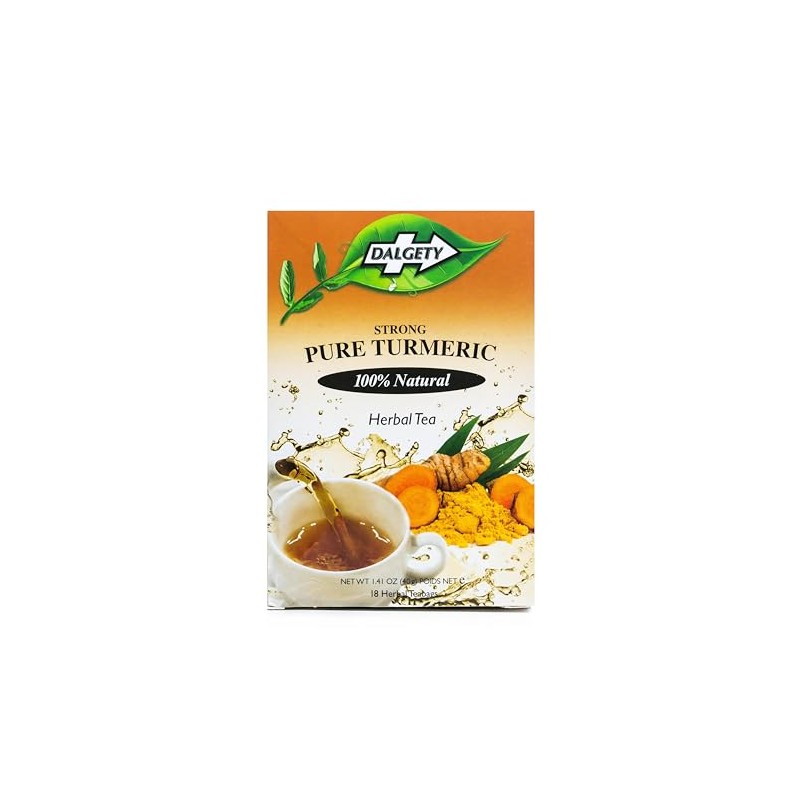Dalgety Pure Turmeric Herbal Infusion Natural Tea, Delicious and Packed
