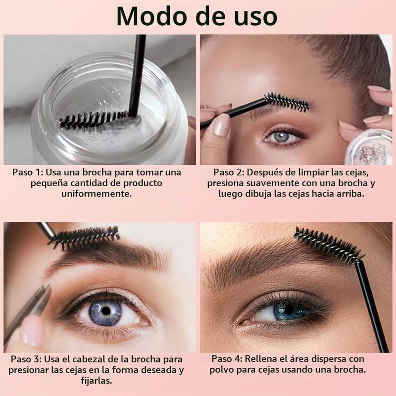 Gel Fijador De Cejas, Gel Para Peinar Las Cejas,Transparente Para