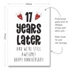 17th Anniversary Card - 17 Years Later and Still Awesome