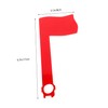 KONTONTY 2Pcs Acrylic Mailbox Flag Replacement Kit Durable Garden Mailbox