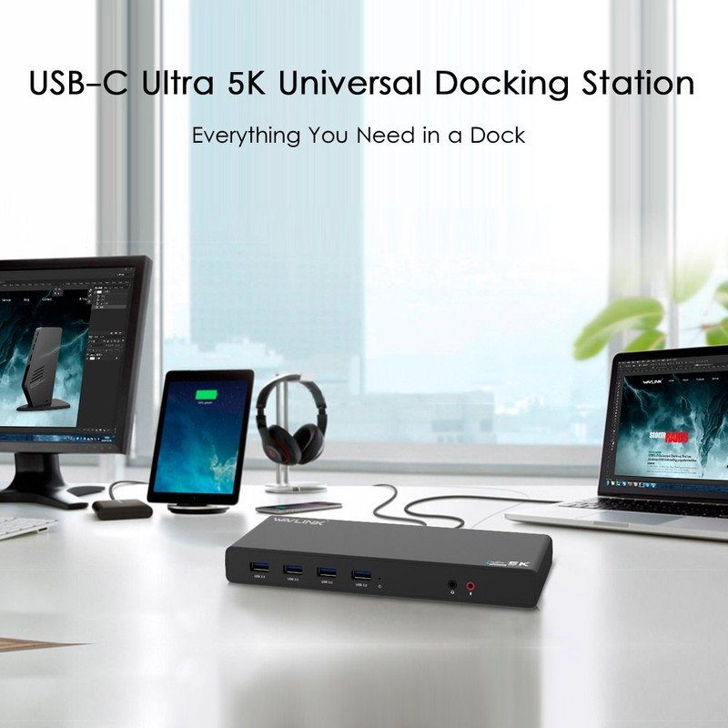 WAVLINK Dual Display Docking Station