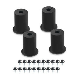 Wall Grommet for Starlink Cable Routing kit, 1-Inch Rubber Wall Bushing for Starlink Cable Grommet Wall Cable Pass Through for Wall Hole and Furniture Wire Hole Wall Grommets, 4 Pack