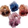 Leadigol Elegant Simple Korean Style Headwear Hair Scrunchies Rose Flower