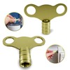 Solid Brass Universal Radiator Bleed Key- 2 Pack, 5mm Radiator