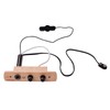 Cajon Pickup,Drum Sound Hole Pickup Microphone Pickup System,Box Drum,6.35mm Output