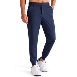 Libin Men's Joggers Sweatpants Golf Pants Dress Pants Work Track Pants Casual Slacks Travel Jogging Pockets Stretch Fashion Gym Lounge Sport Yoga Baseball Elastic Business, Navy 3XL