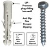 Inbrackets Value M8 x 50mm Masonry Brick Wall Fixing Screw