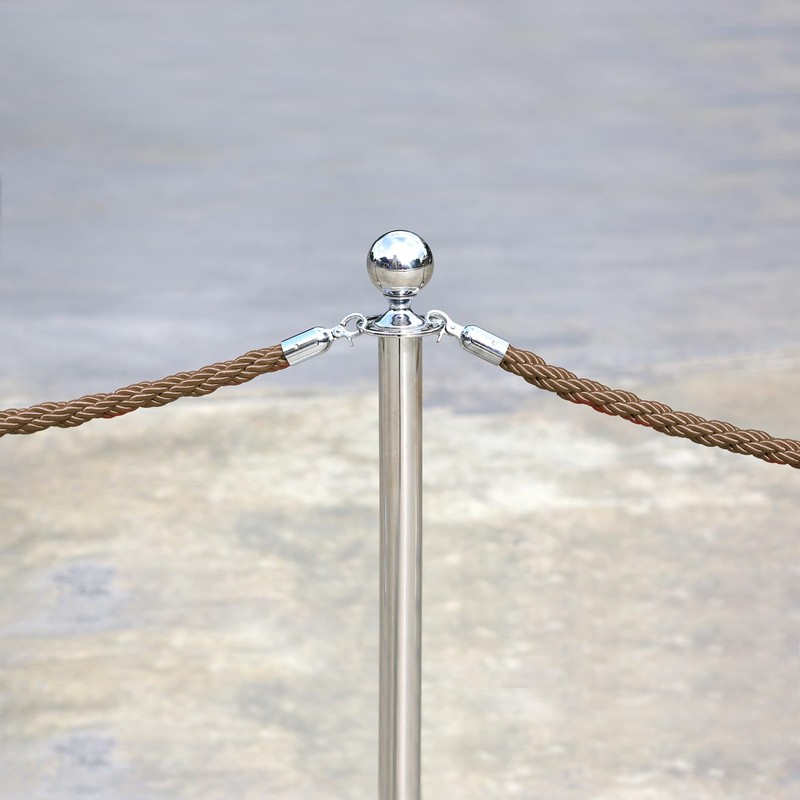 PATIKIL Stanchion Rope, 1.5m/4.9Ft Barrier Rope Twisted Post Ropes for