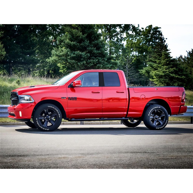 Rvinyl Pillar Post Window Trim Compatible with Dodge Ram 2009-2018