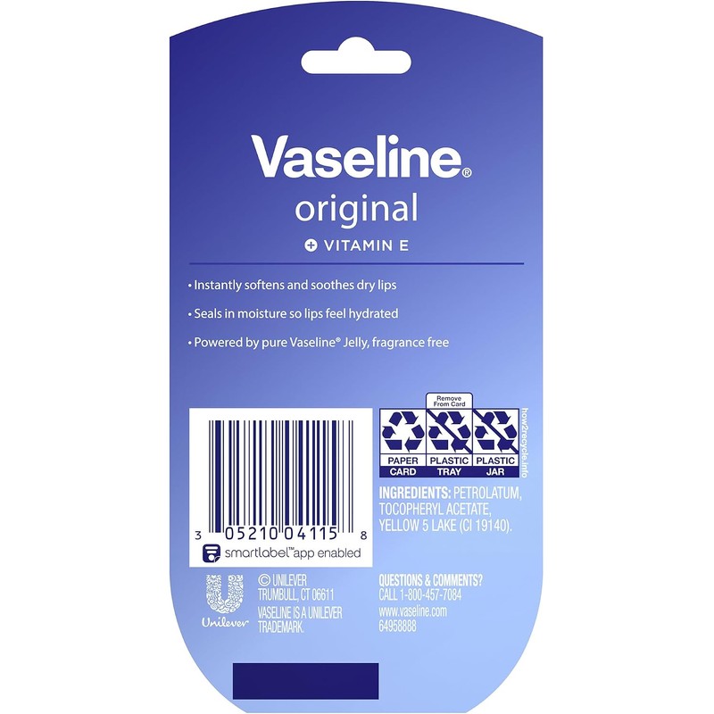 Vaseline Lip Therapy, Original, 0.25 Ounce