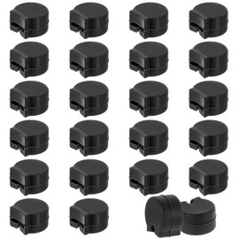 24 Pcs Rubber Clarinet Thumb Rest Cushion Protector Thumb Rest Cushion Protector Rubber Clarinet Oboe Thumb Protector Musical Instrument Accessories Fit for Most Clarinet (Black)