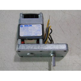 Molon Reversible AC Gearmotor 20 RPM 1/4" Diameter Shaft 220 Volt