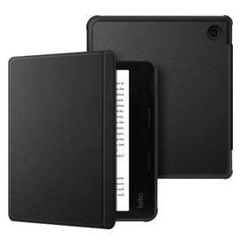 Fintie Slim Case for Kobo Sage (2021 Release) - Soft TPU Protective Back Cover with Auto Wake/Sleep for 8" Kobo Sage eReader, Black