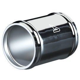 51mm (2 Inch) Aluminium Alloy Hose Connector Pipe Joiner 100mm Length Tube Fitting Replacement