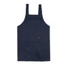 Edwin Apron, Adjustable Back Button, Plain, H-Shaped, Double Sided Pockets,
