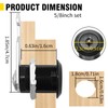 EATAKWARD RV Drawer Cam Lock 5/8 inch, Single Key, 3Lock