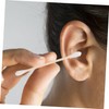 TOVINANNA 500Pcs Double Headed Cotton Sticks for Ear Cleaning Makeup
