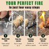 VVAAGG Magnesium Flint and Steel Fire Starter Kit, Flint Fire