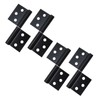 Antrader 3 Inch Lift Off Hinge Flag Hinges,Black Offset Door