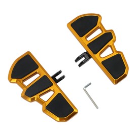 TCMT Gold Rider Driver Foot Floor Boards Fit For Harley Softail Low Rider FXLR 2018-2020 FXLRS 2020-2024 FXLRST 2022-2024 Street Bob FXBB/FXBBS 2018-2024 Standard FXST 2020-2024