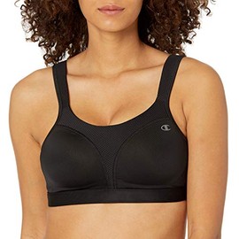 Champion Women's, Spot Comfort, Maximum Support, High-Impact Sports Bra, Opaque, Black, 34D