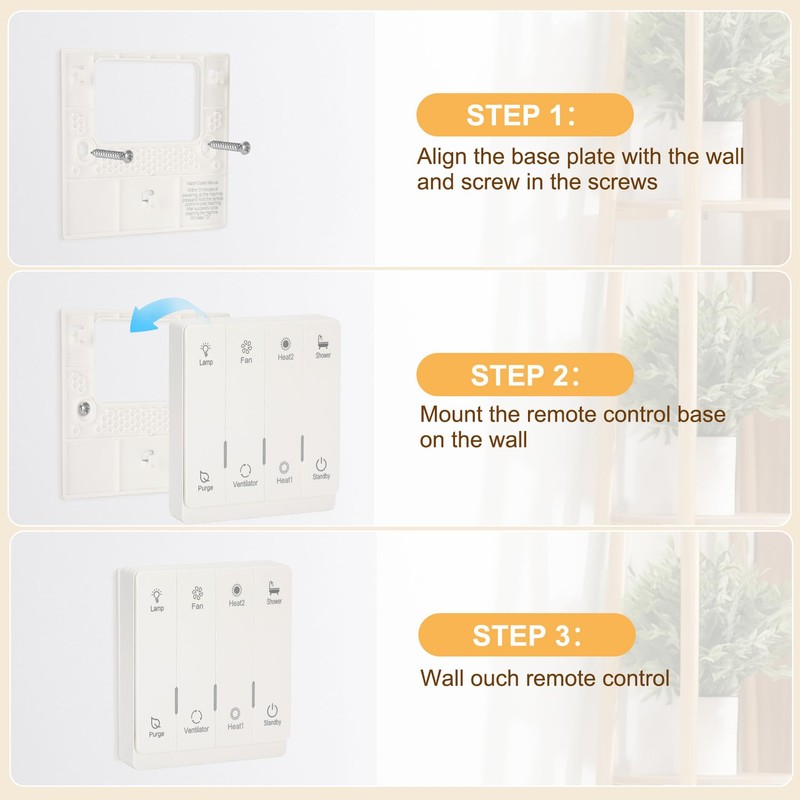 4 in 1 Bathroom Exhaust Fan – 1800W Heater 180