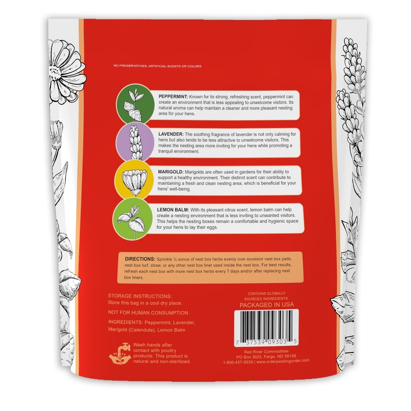 Nest Box Herbs for Chicken Coop Nesting Boxes - 1