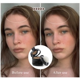 Afmicat Root Touch Up Powder, Hairline Powder for Thinning Hair, Instantly Cover Grey Hair, Root Cover Up for Women & Men, Bald Spots, Grooming, Beard Line (Brown, 0.14 Ounce (Pack of 1))