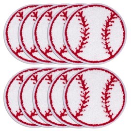 Vouchmind Baseball Iron-On Patches, Embroidered Baseball Design for Hats, Jackets, Jeans, Bags - Self-Adhesive & Sew-On Baseball Patches for Decoration & Repair