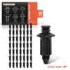 A-Premium 50PCS Plastic Wheel Opening Molding Rivet Fasteners Retainer Clips