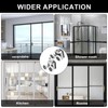 4 Pcs 23mm Shower Door Rollers for Curved Doors, Shower
