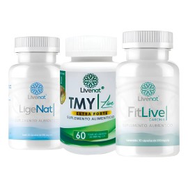 Kit Extremo Live  Ligenat 30  Tmy Live  Fitlive Sin Sabor                                                                                             