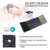 ROCK&ROWN Foldable Bluetooth Keyboard, Pocket Size Portable Wireless Keyboard with