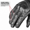 Shaz Premium Cowhide Leather Motorcycle Gloves for Men and Women-